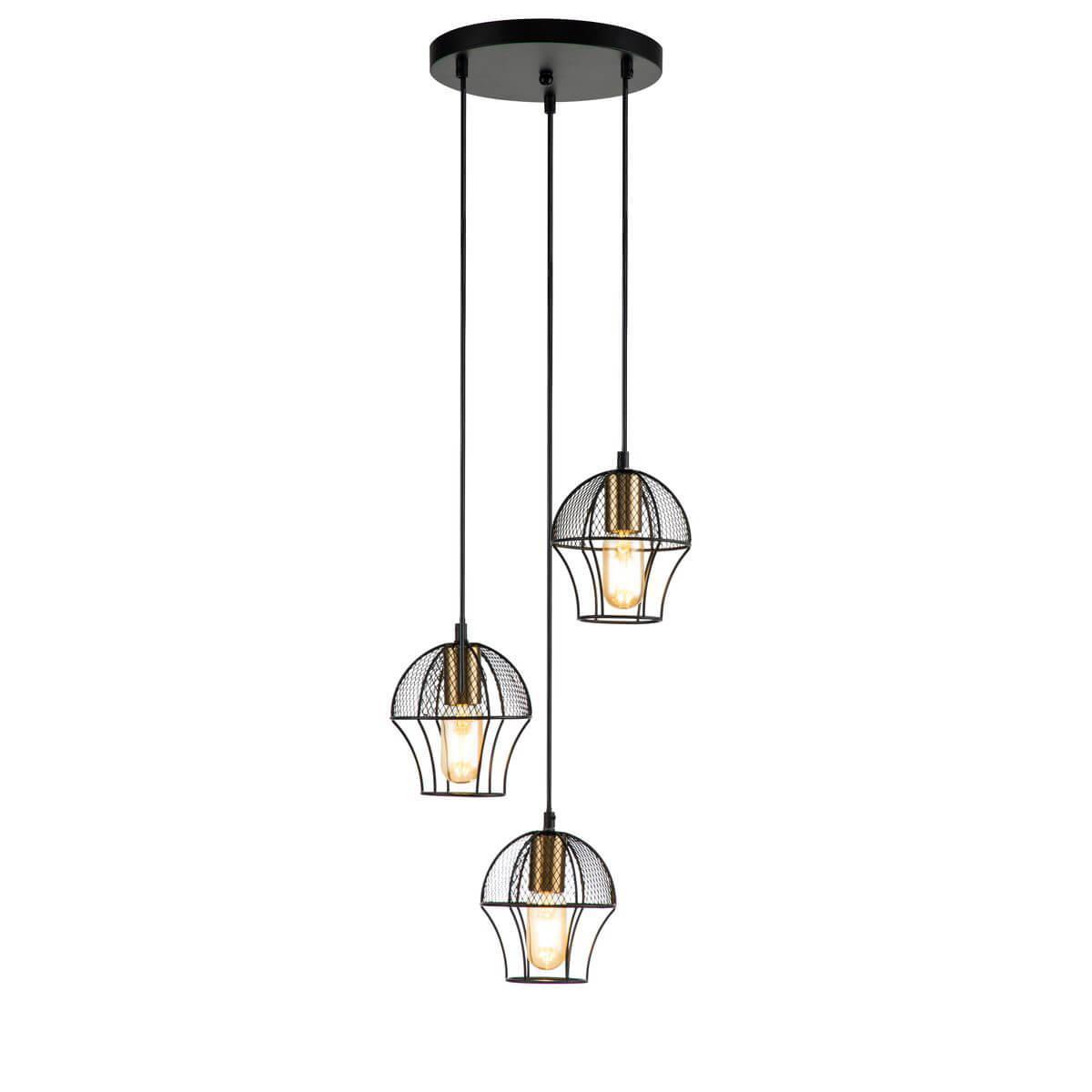 Подвесная люстра Indigo Pallo 10011/3P Black арт. V000187